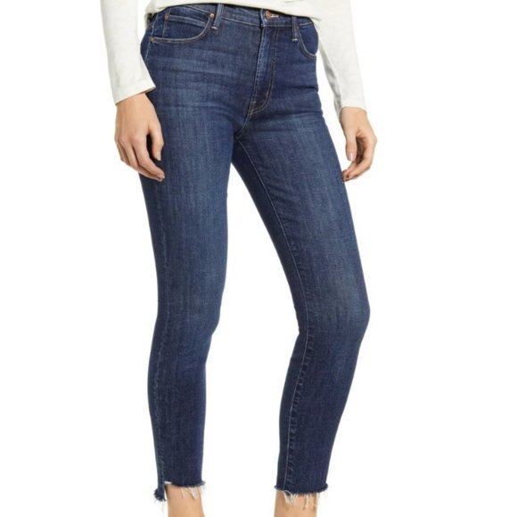 Mother Stunner Zip Ankle Step Fray Jeans in One Fell Swoop - Picture 1 of 15